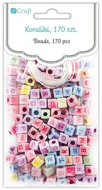 Koraliki literki 170 szt.