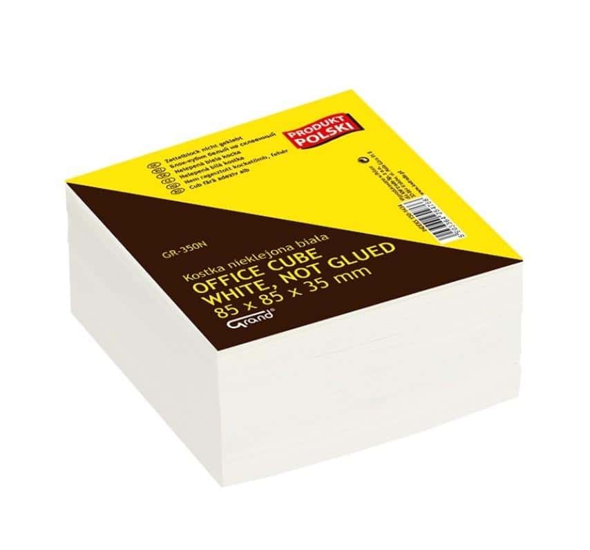 Grand Cube - White non-glued cube 8.5 x 8.5 cm, 350 sheets