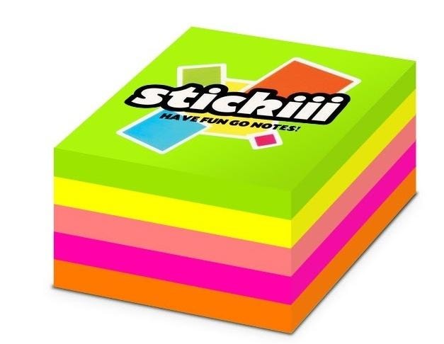 Alfa Pastello Self-adhesive Neon Notes 76x76 mm - 400 Pieces