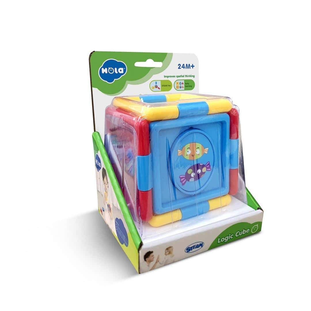 Puzzle Cube Mix - educational toy developing logical thinking