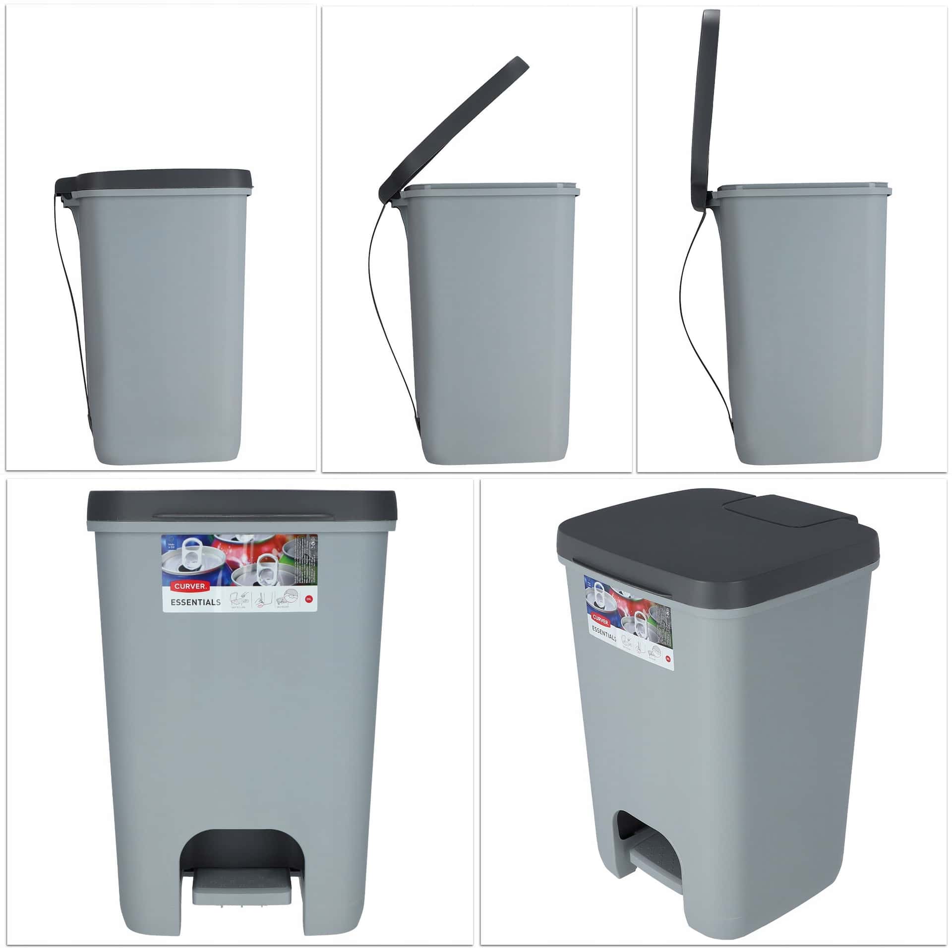Essentials Trash Can 20L - practical and aesthetic