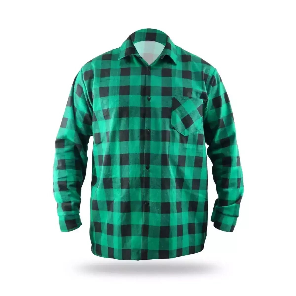 DEDRA Green Flannel Shirt XXL - Comfortable and Stylish