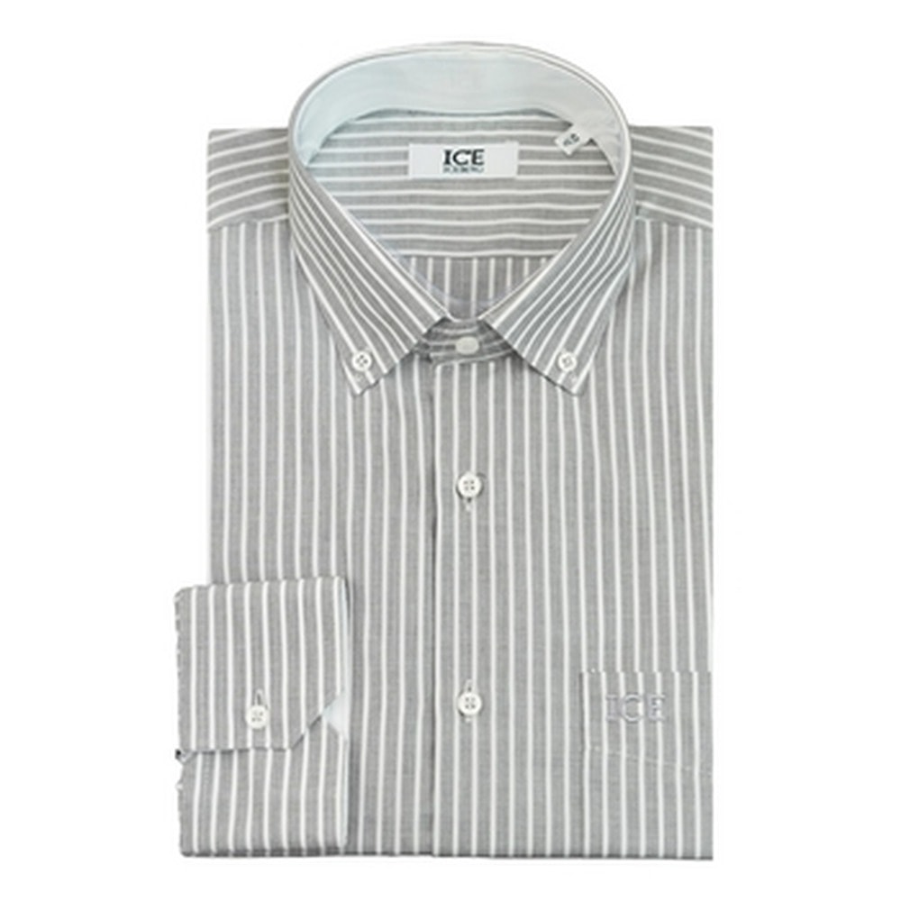 Iceberg Men's striped shirt - Classic elegance in size XL