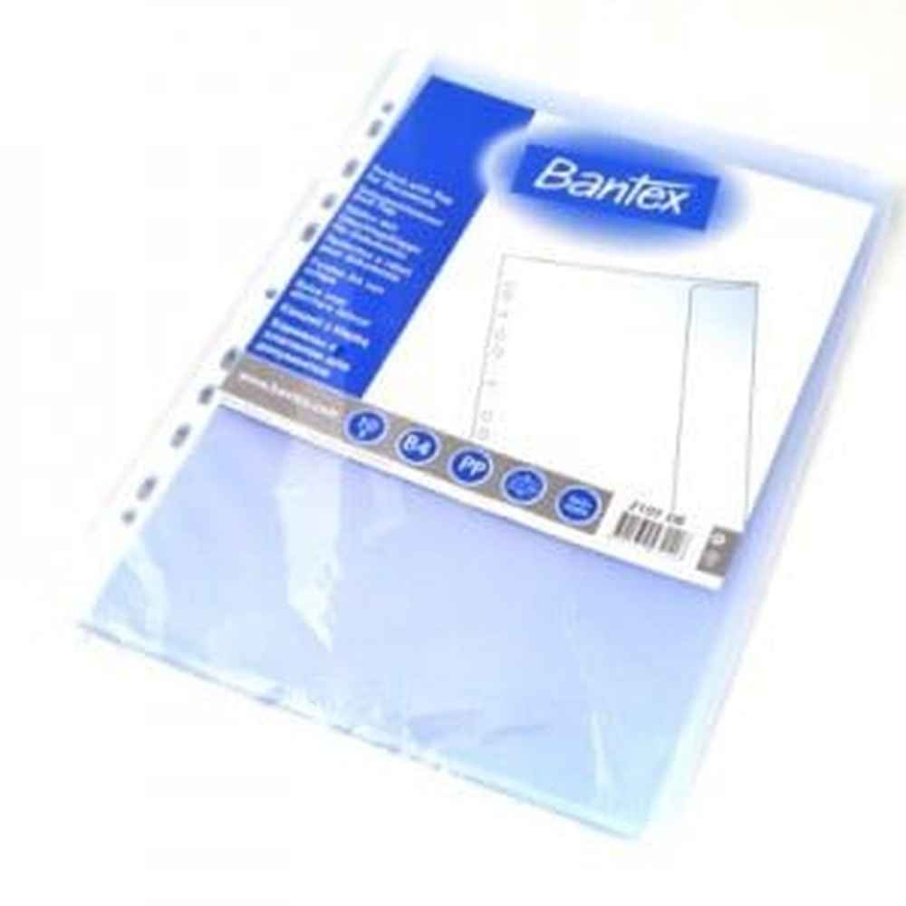 Embossed document sleeves A4 110 micron - 10 pieces for document organization