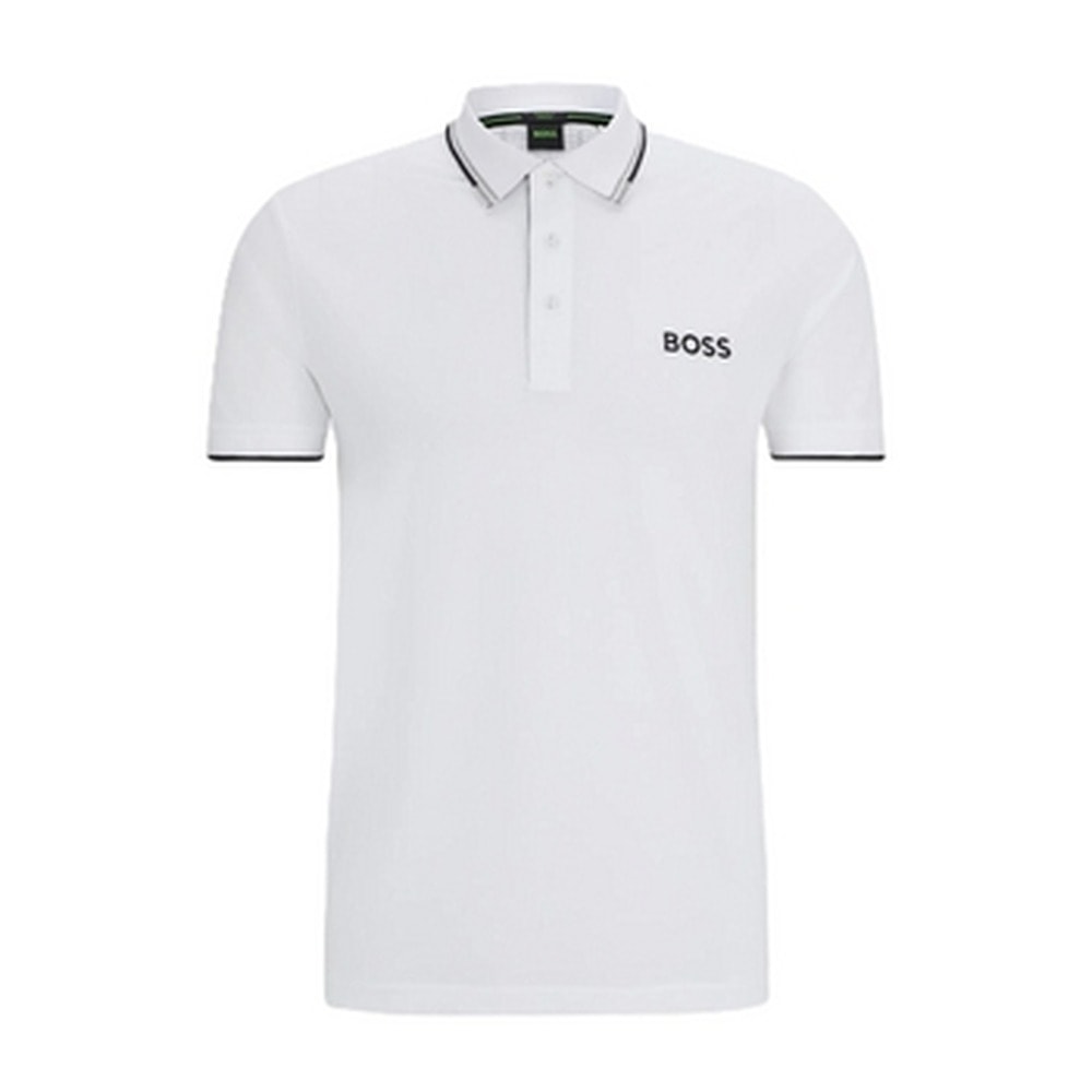 BOSS PADDY Men's polo shirt white - classic elegance