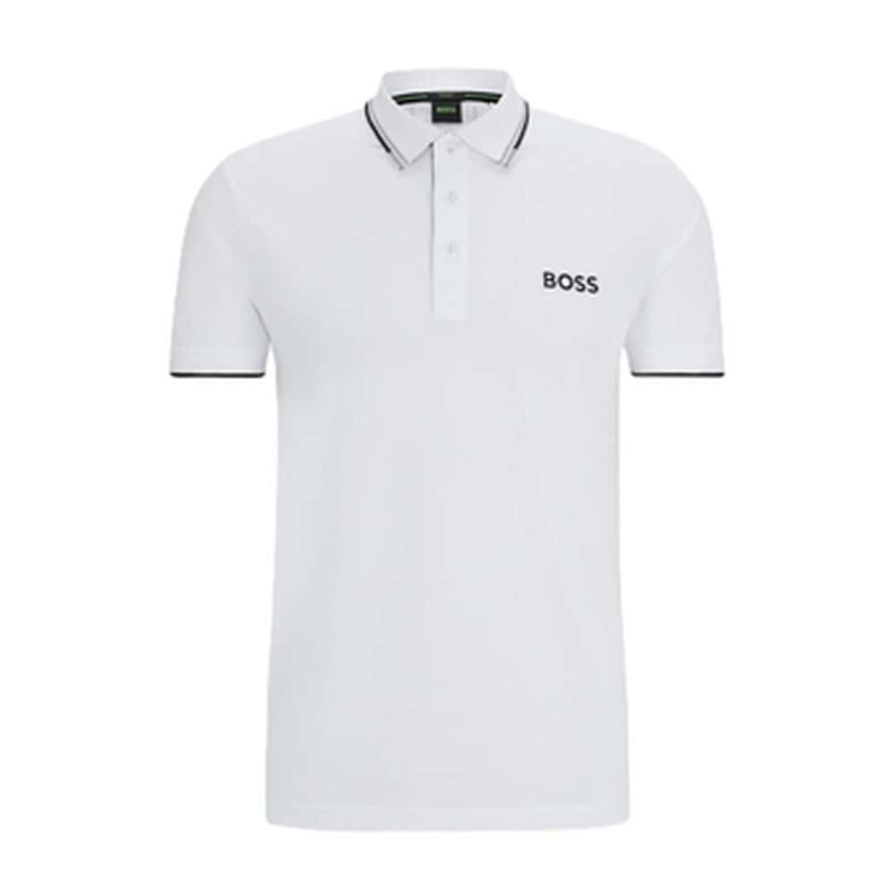 BOSS PADDY M Men's Polo Shirt white - classic elegance