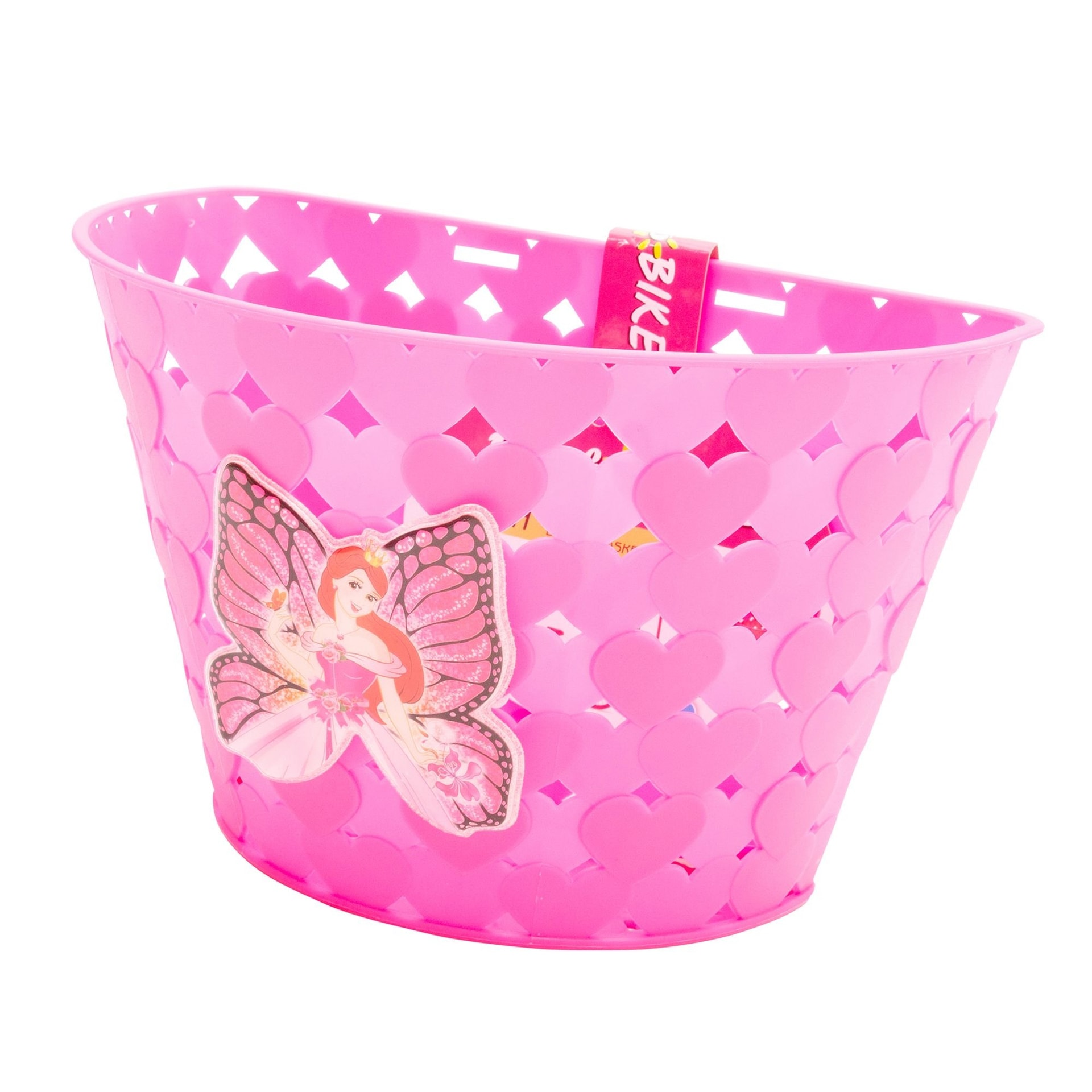 Swan bicycle basket pink - perfect for little cyclists
