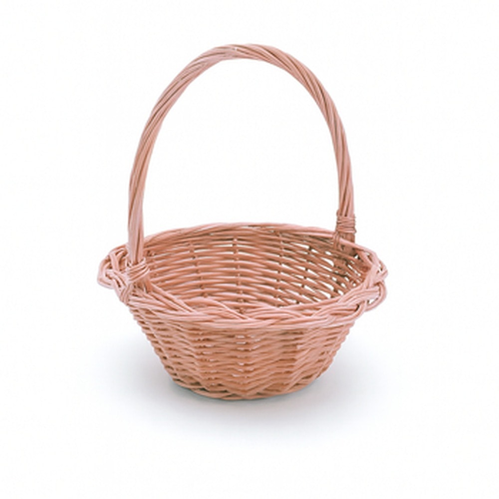 Basket "0" - Hand-woven wicker basket 28x23x24cm