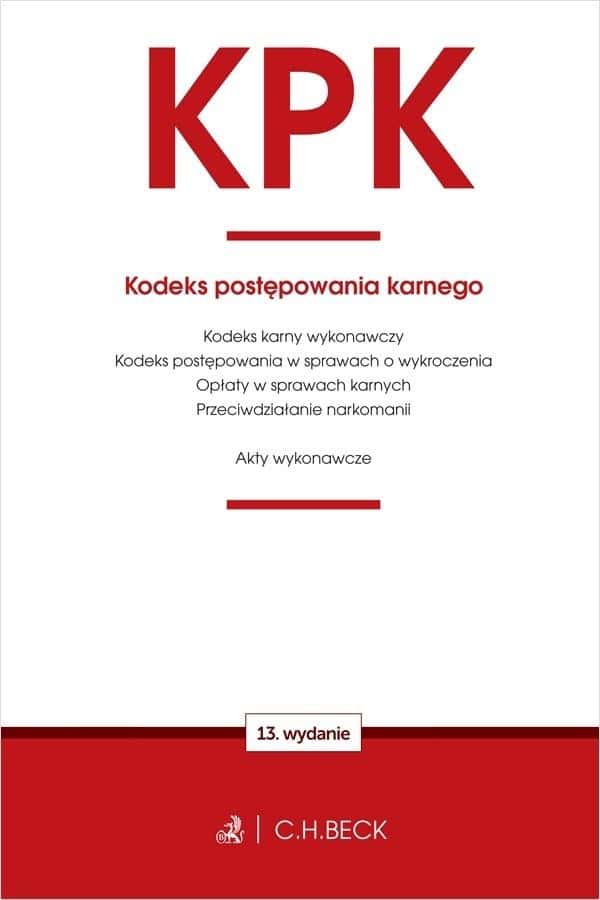 KPK Code of Criminal Procedure - 13th edition, collective work