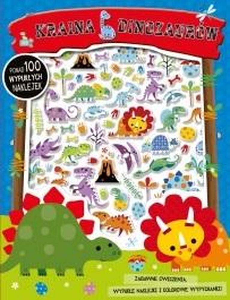 MD Creative Dinosaur Land - over 100 raised stickers