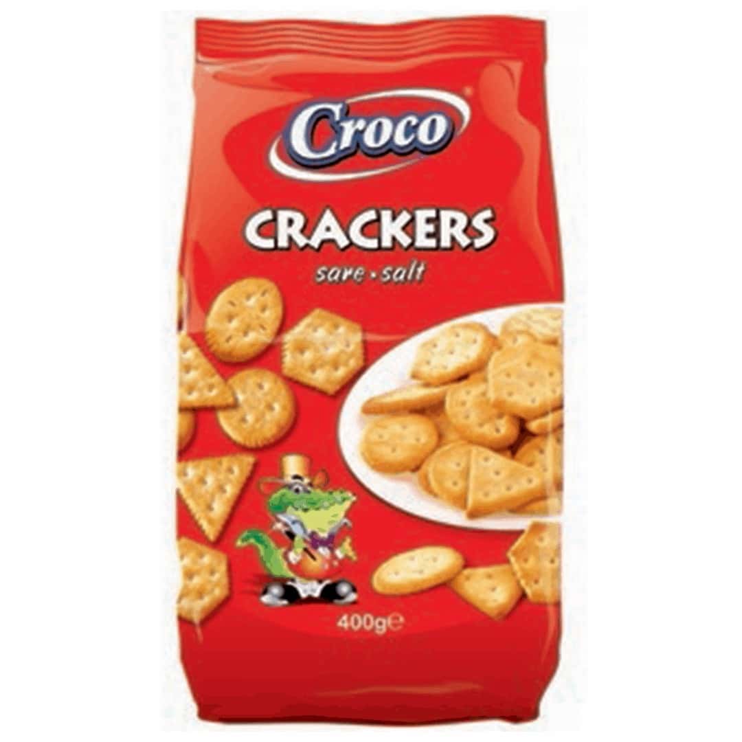 CROCO Salted Crackers 400 g - perfect as a snack