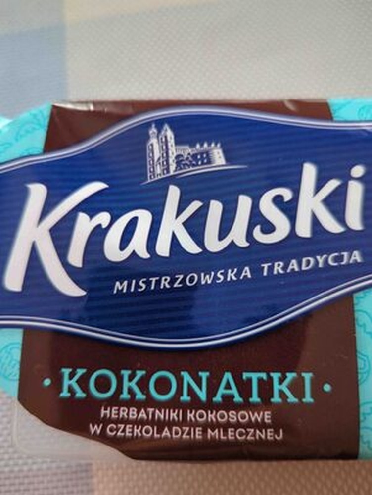 Krakuski Kokonatki - Coconut Shortbread Cookies 174g