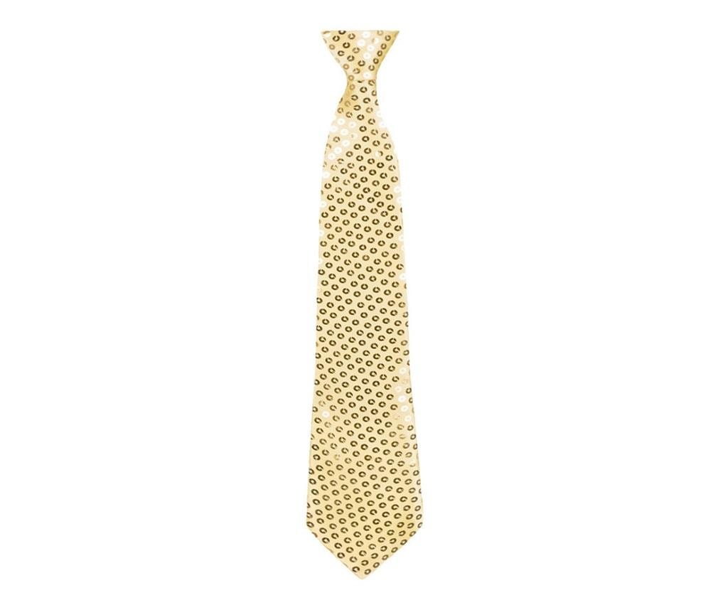 Shiny golden tie - the perfect accessory for any occasion