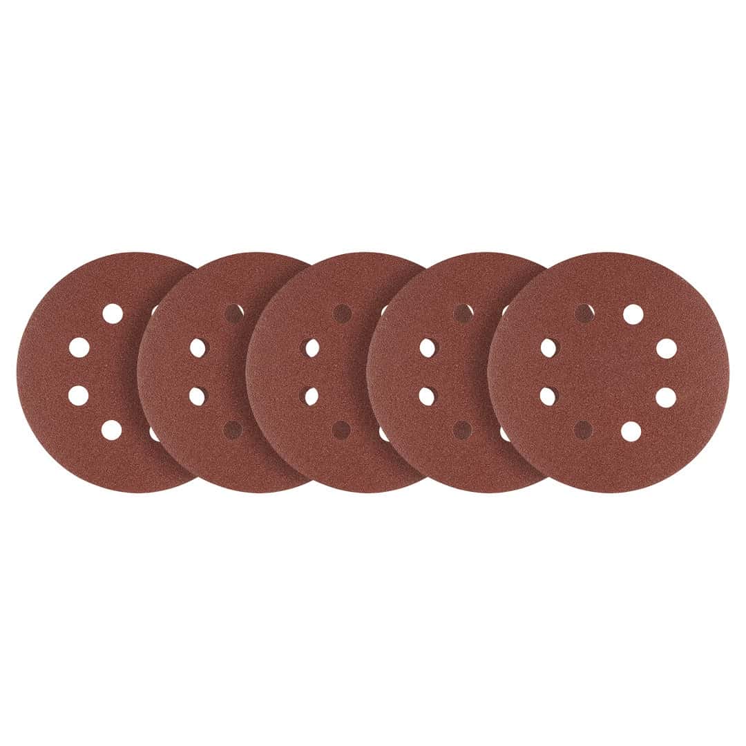 GRAPHITE Sanding discs with Velcro 125 mm P100 - 5 pcs for sanding