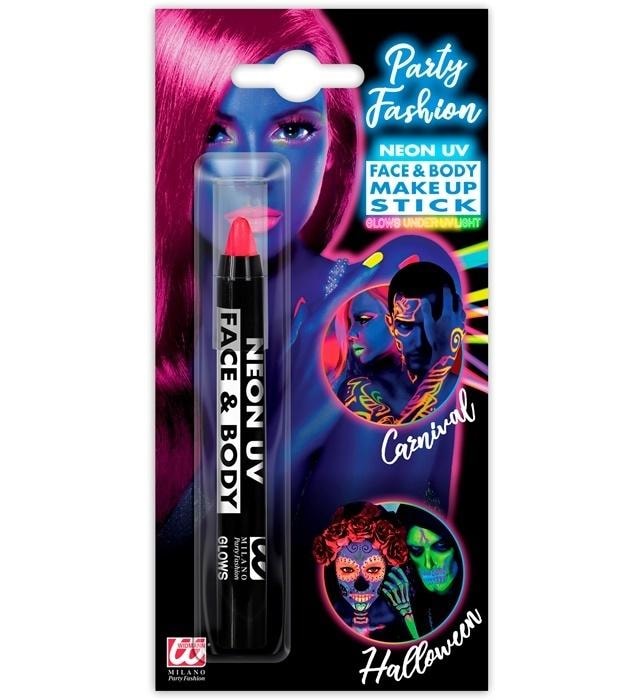 Neon Aqua Makeup Crayon Pink - perfect for parties