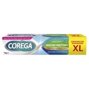Corega Denture Adhesive Cream Strong Mint 70 g - for a confident smile