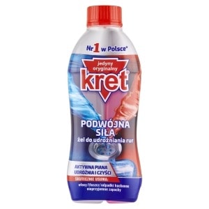 Kret Gel Double Power - express drain cleaning 700g