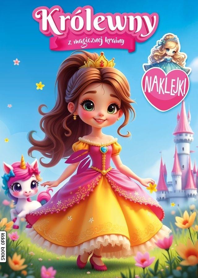 Kiddo Books Princesses from the magic land - coloring book for children
