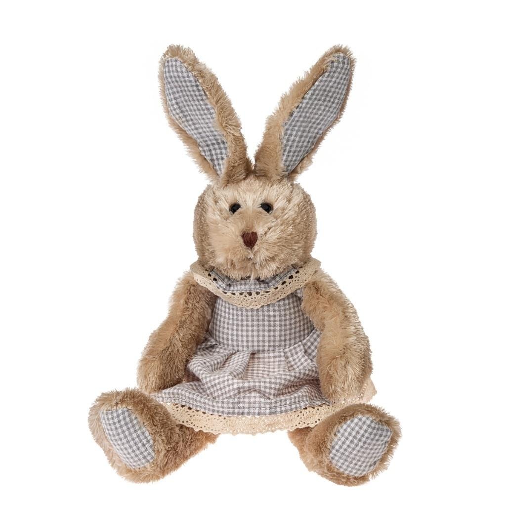 Mellin Rabbit in gray dress - plush toy 25 cm