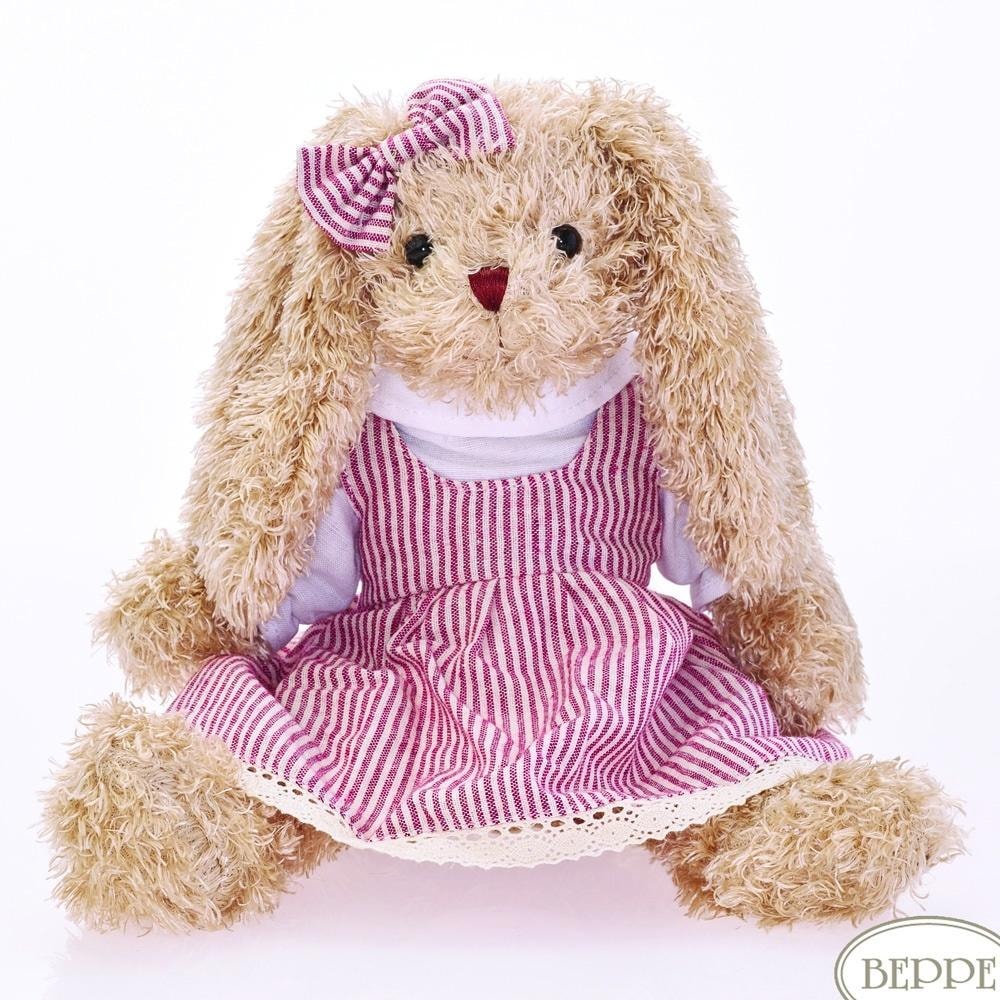 Rabbit Rosalie in dress - plush toy 30 cm perfect as a gift