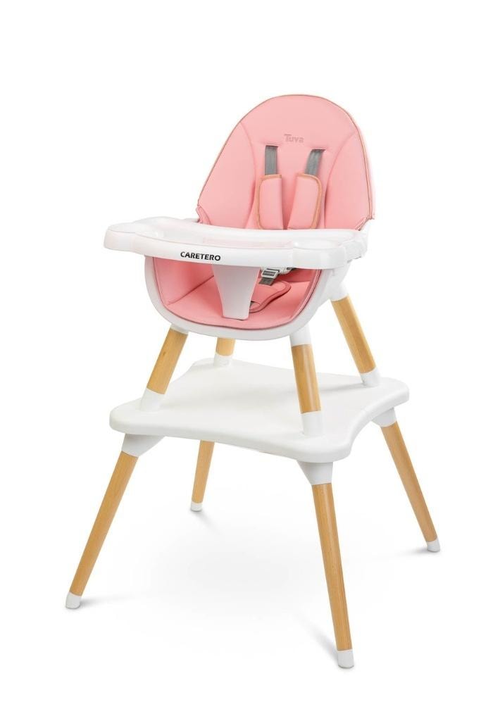 Caretero Tuva Pink 2in1 Highchair - Comfort and Style