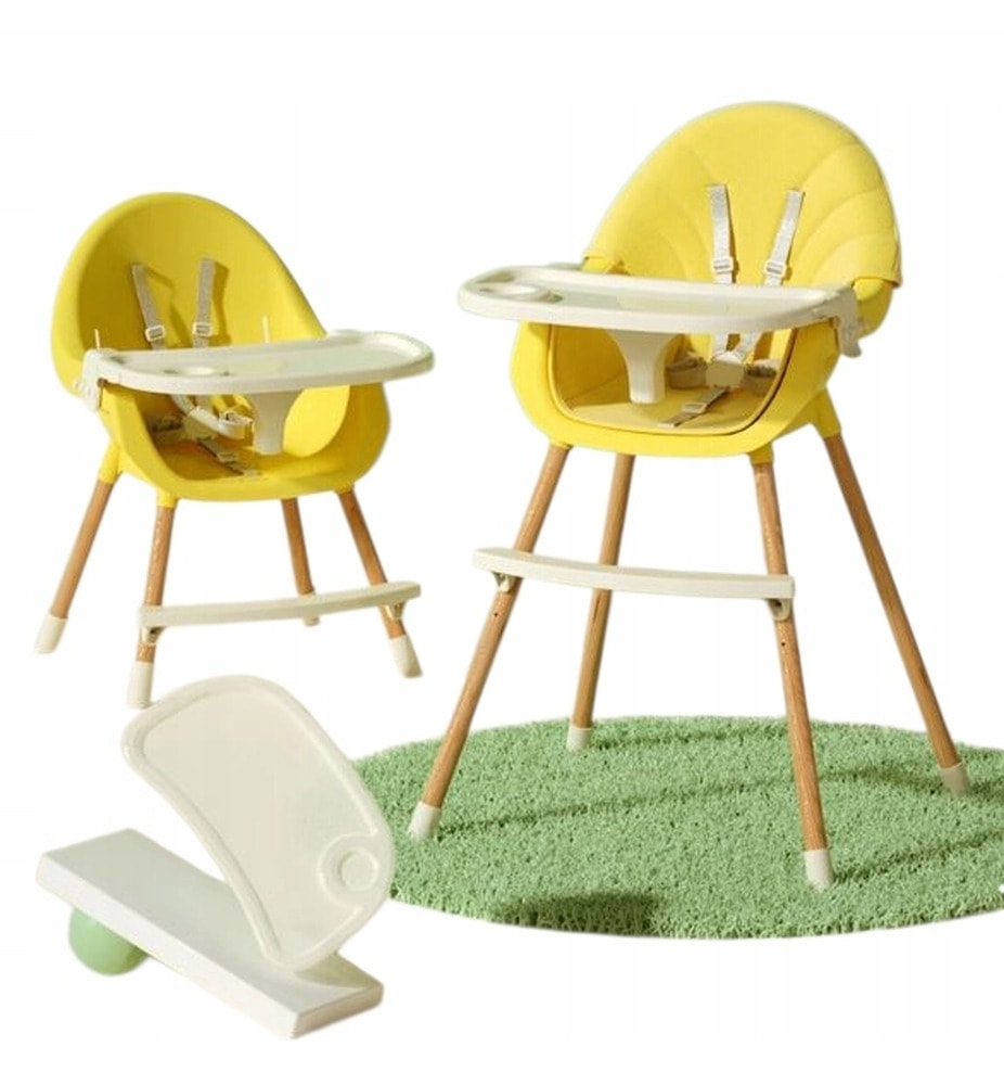 Yellow children's chair - ideal for feeding and playing