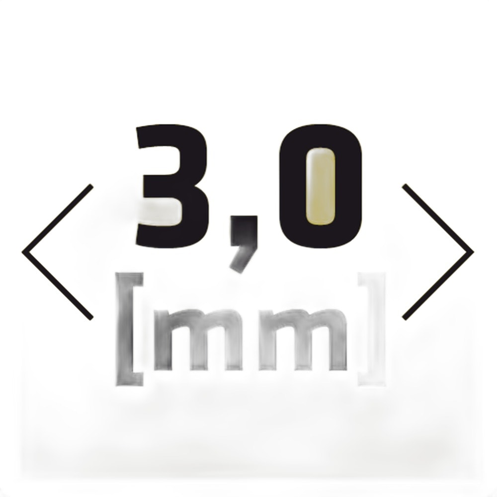 TOPEX Spacer crosses with ring 3.0 mm - 100 pieces for precise tile laying