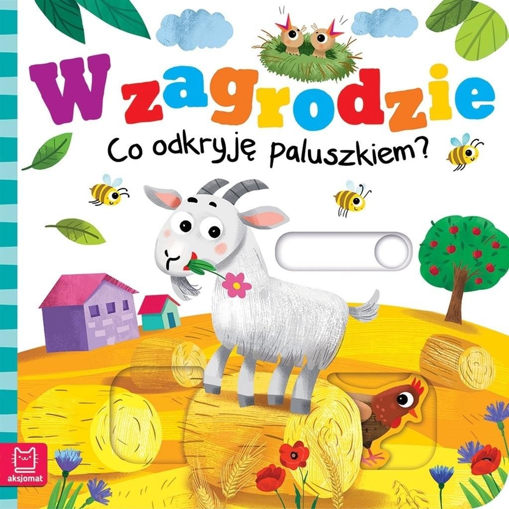 Aksjomat - In the farmyard - Sensory book for babies - discover the world with your finger!