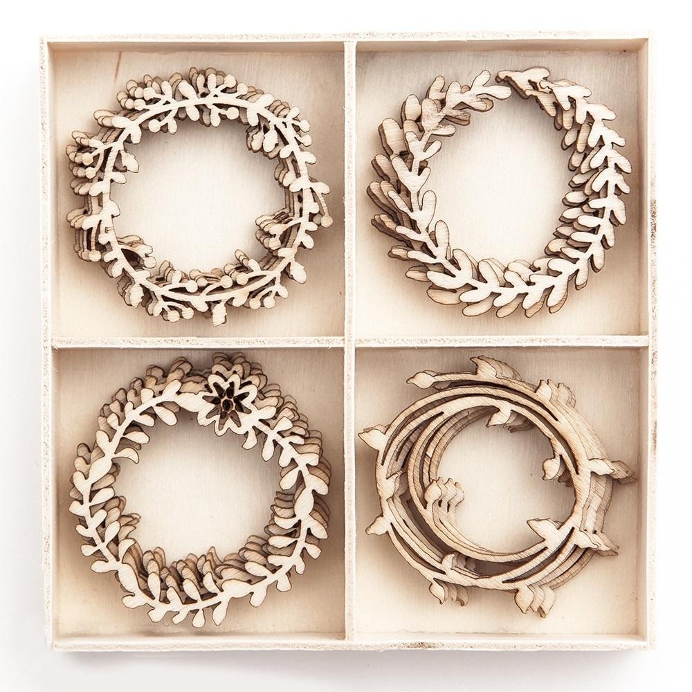 Wooden shapes frame - 20 pieces of creative possibilities