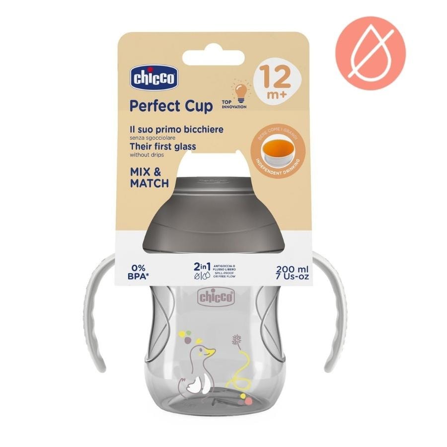 Chicco 360° Training Cup 200 ml gray