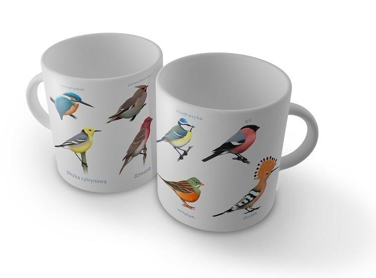 Soliton Mug - Colorful Birds - Perfect gift for nature lovers