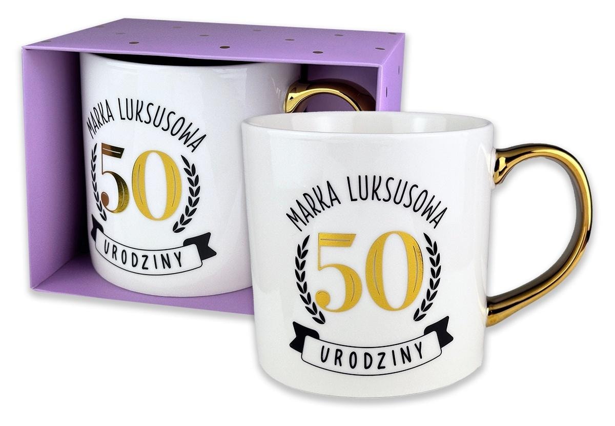 Lady 50 - Luxury ceramic mug for a gift