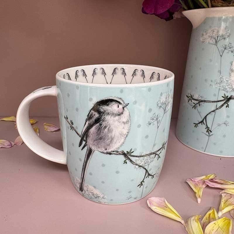 Mug M118 Long-tailed Tit - porcelain mug with a charming motif