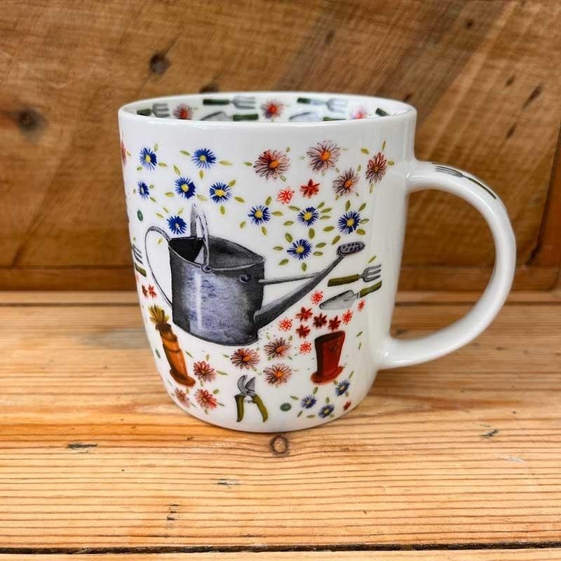 Mug M13 Watering Cans - Ceramic mug with illustration