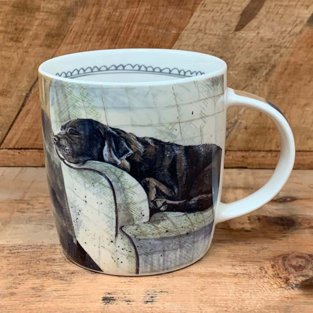 Mug M36 Dog Buddy - ceramic mug with charming illustration