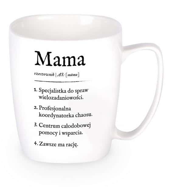 Nadwyraz.com Mama Mug - Perfect gift for Mother's Day and birthday