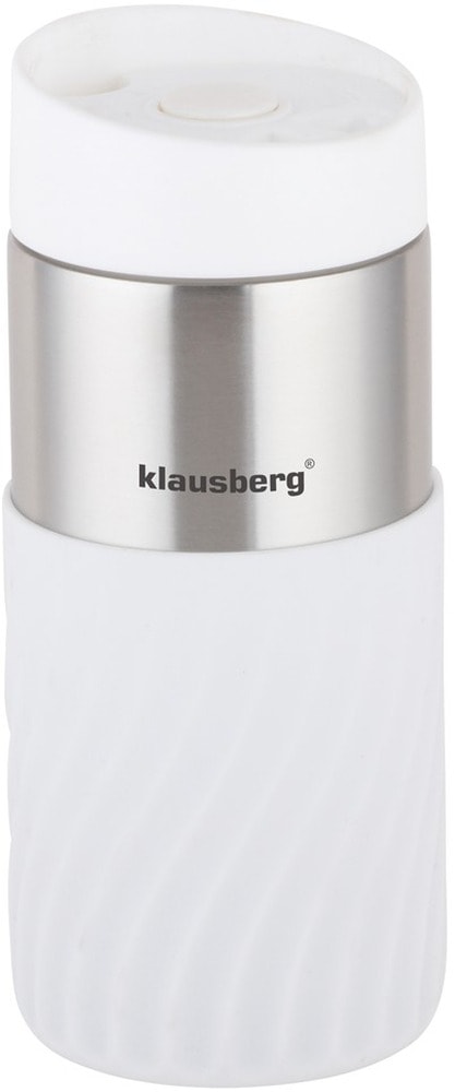 Klausberg Thermal mug white 300 ml - perfect as a gift