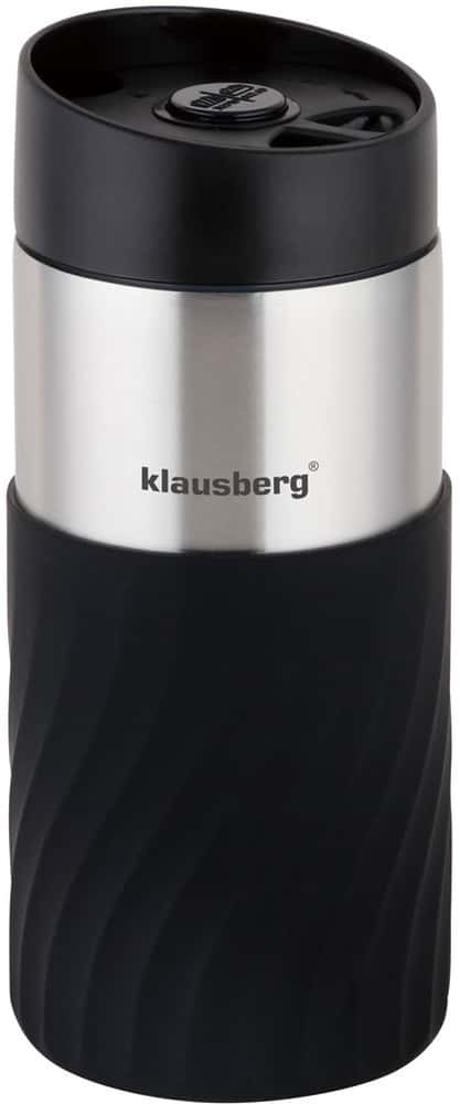 Klausberg Thermal mug black 300ml - perfect as a gift