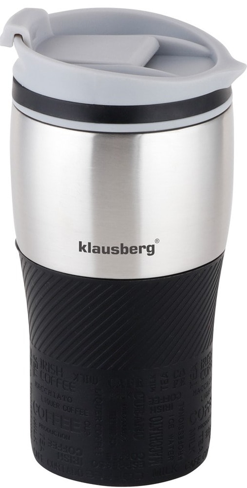 Klausberg Thermal mug black 320ml - perfect as a gift