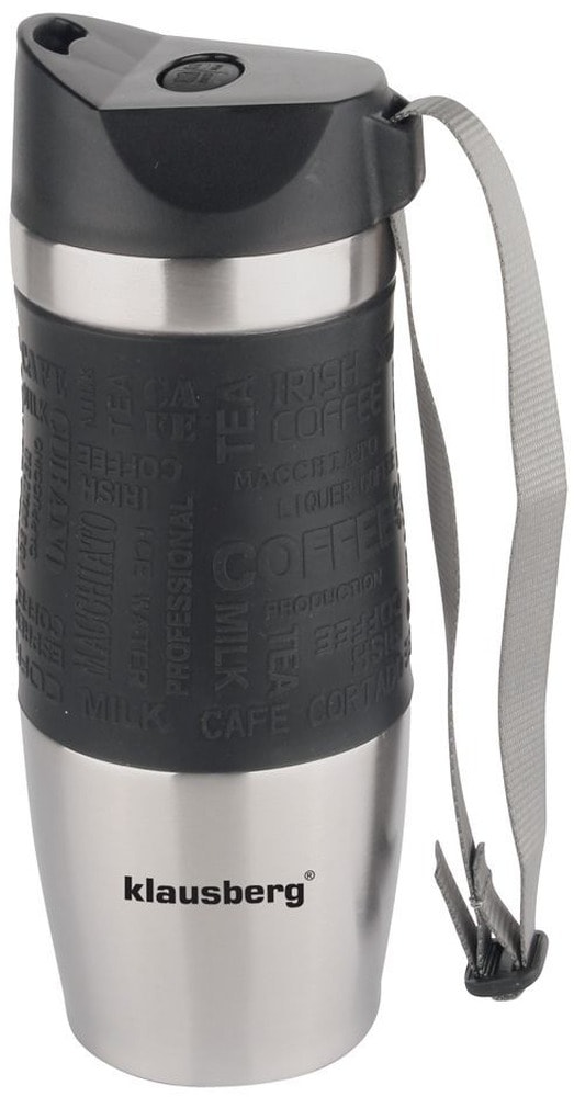 Klausberg Thermal Mug - stainless steel, various colors, 380 ml - perfect for everyday use