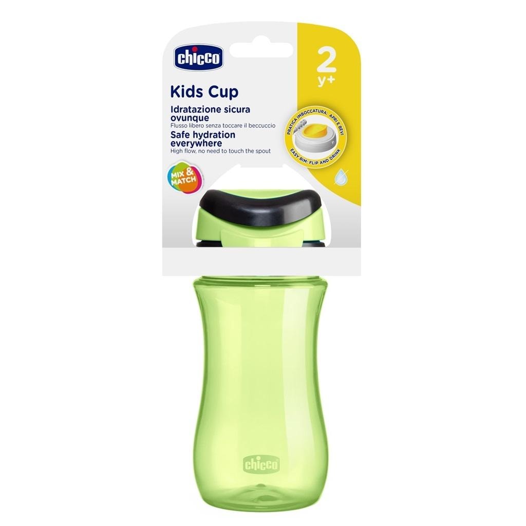 Chicco Cup with Hard Spout 350 ml Green - perfect for learning to drink