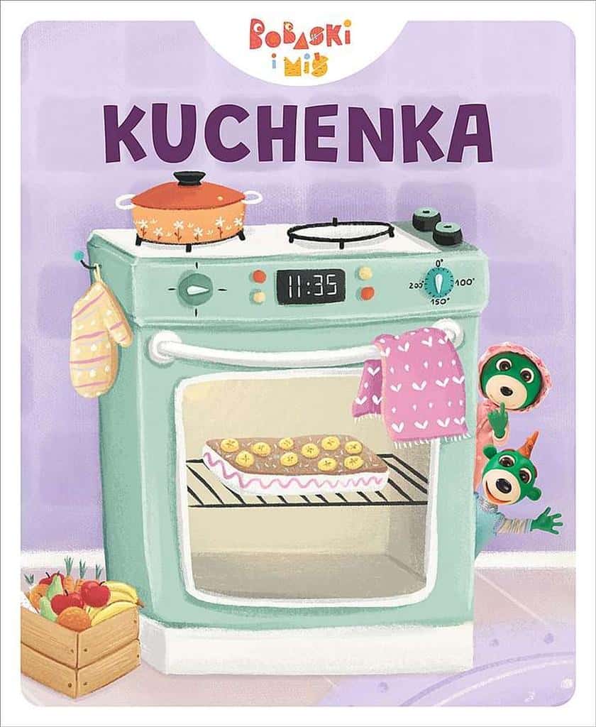 Trefl Books Kitchen Bobaski and Miś - interactive book for children