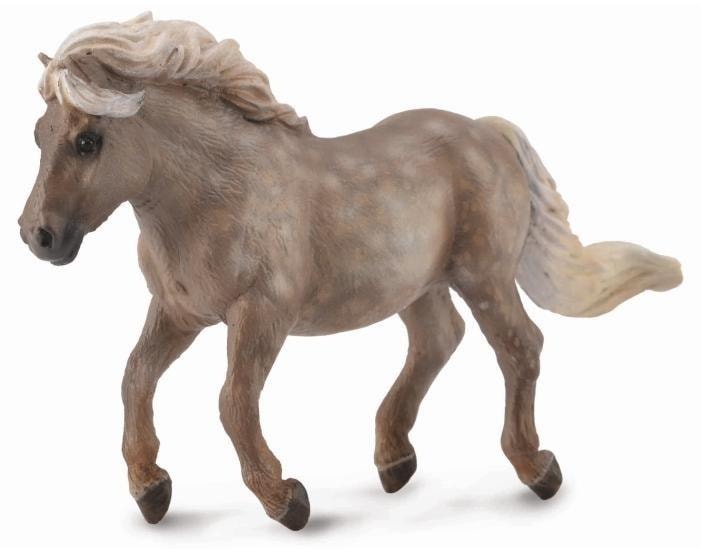 Collecta Shetland Pony Mare Dapple Grey - Collectible Figurine