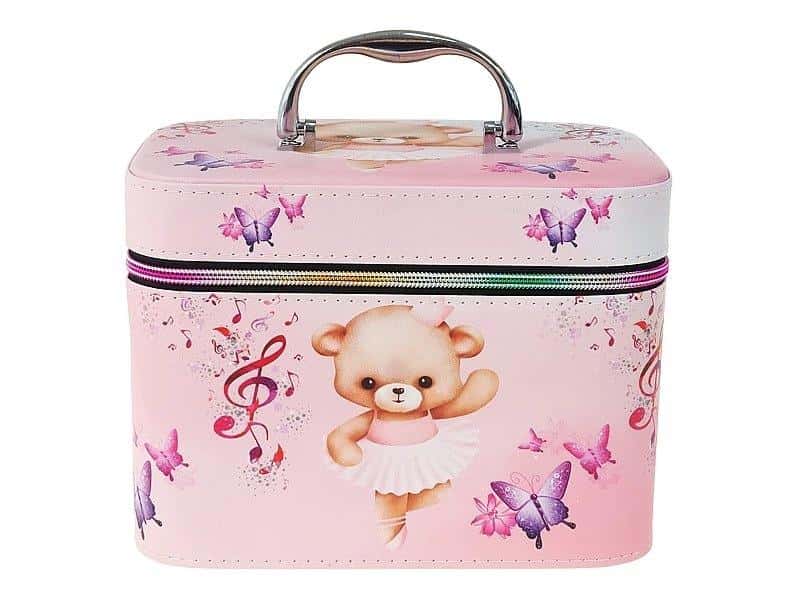 Jewelry Box M with mirror and zipper - perfect for jewelry storage