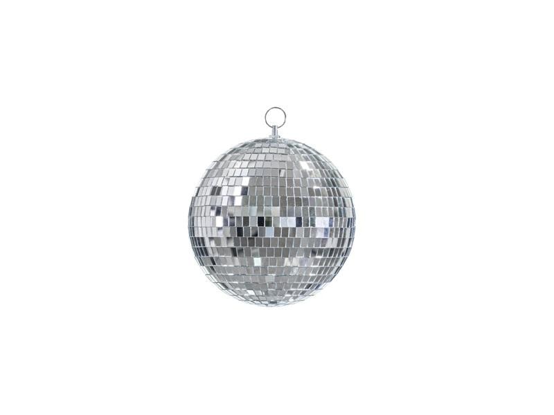 Disco Ball 20cm - silver hanging decoration