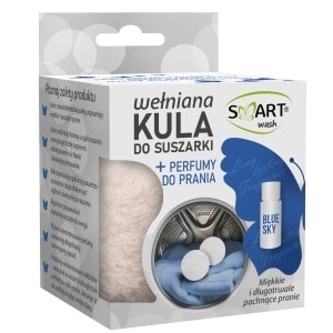 Smart Wash Dryer Ball with Blue Sky Perfume - softness and freshness
