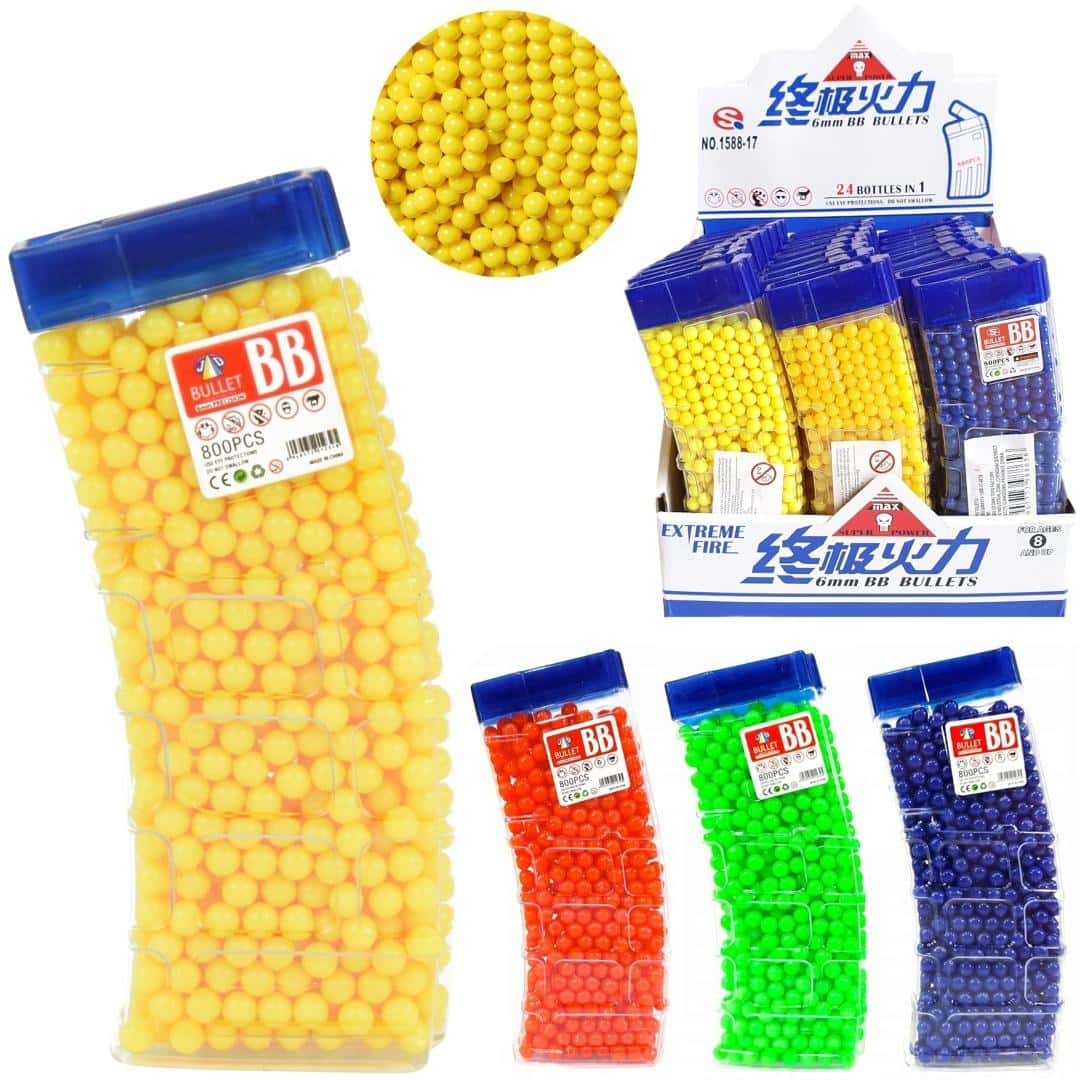 BB Pellets for pistol magazine 800 pcs MIX designs - ideal for fun