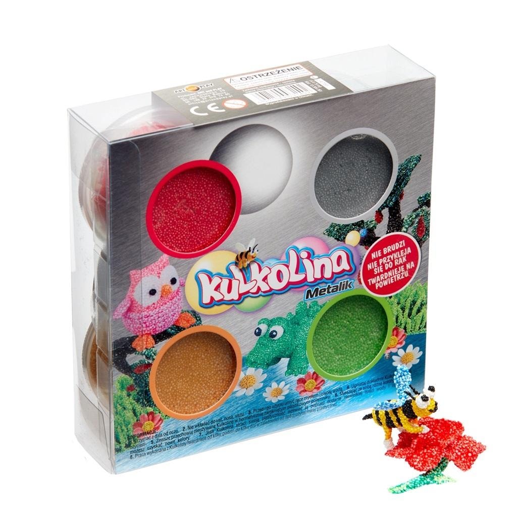 Kulkolina Metallic - soft modeling clay for creative shaping
