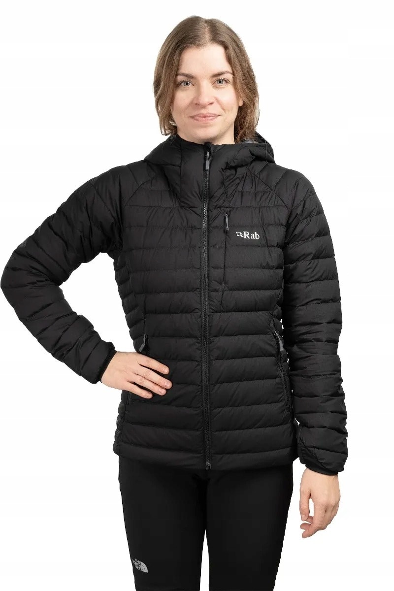 Rab Infinity Microlight - Women's down jacket black ideal for winter