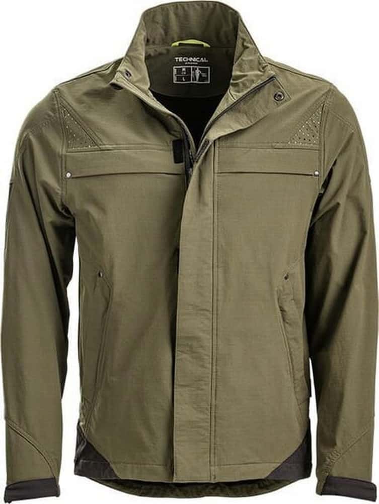 Men's reflective jacket XL olive - safety and style